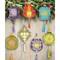 Crystal Art Christmas Tree Toy Plastic Canvas Counted Cross Stitch Kit Set Of Pictures Colorful Lanterns
